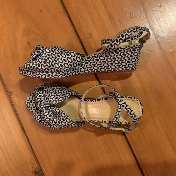 Charlotte Olympia Shoes - Charlotte Olympia Alexa Ankle Strap Wedge Sandal